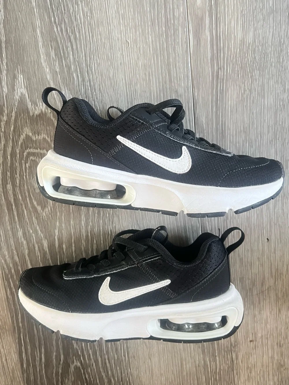 Nike Kids Black and White Athletic Sneakers